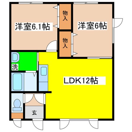 ハイツＮＫの物件間取画像